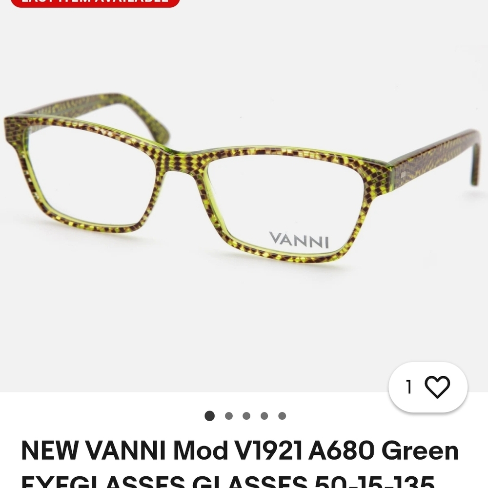 VANNI Green Eyeglasses